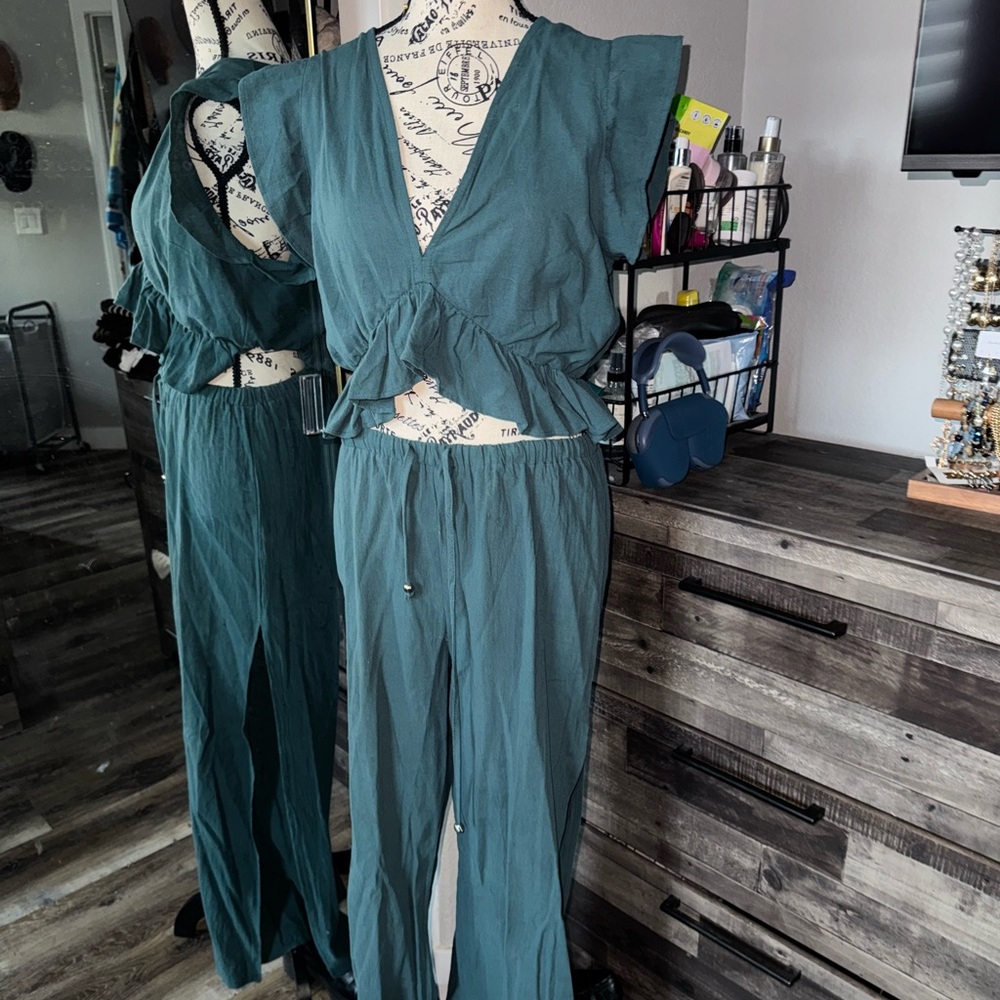 Elegant Teal 2 piece set